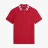Polo com corte regular e detalhes em jacquard Polo com corte regular e detalhes em jacquard