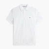 Polo com corte regular e estampado de âncoras Polo com corte regular e estampado de âncoras