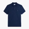 Polo com corte regular e estampado de âncoras Polo com corte regular e estampado de âncoras