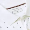 Polo com corte regular e estampado de âncoras Polo com corte regular e estampado de âncoras