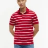 Polo com corte regular e riscas que absorve a humidade Polo com corte regular e riscas que absorve a humidade