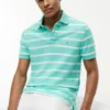 Polo com corte regular e riscas que absorve a humidade Polo com corte regular e riscas que absorve a humidade
