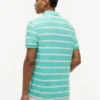 Polo com corte regular e riscas que absorve a humidade Polo com corte regular e riscas que absorve a humidade