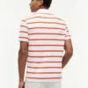 Polo com corte regular e riscas que absorve a humidade Polo com corte regular e riscas que absorve a humidade