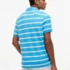 Polo com corte regular e riscas que absorve a humidade Polo com corte regular e riscas que absorve a humidade