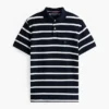 Polo com corte regular e riscas que absorve a humidade Polo com corte regular e riscas que absorve a humidade