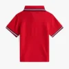 Polo com detalhes em borda para bebés Polo com detalhes em borda para bebés
