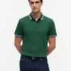 Polo com detalhes em contraste, corte regular Polo com detalhes em contraste, corte regular