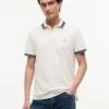 Polo com detalhes em contraste de corte regular Polo com detalhes em contraste de corte regular