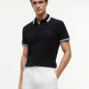 Polo com detalhes em contraste de corte regular Polo com detalhes em contraste de corte regular