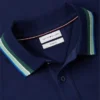 Polo com detalhes em contraste de corte regular Polo com detalhes em contraste de corte regular