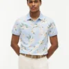 Polo com estampado floral e corte regular Polo com estampado floral e corte regular