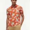 Polo com estampado floral e corte regular Polo com estampado floral e corte regular