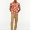 Polo com estampado floral e corte regular Polo com estampado floral e corte regular