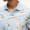Polo com estampado floral e corte regular Polo com estampado floral e corte regular
