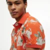 Polo com estampado floral e corte regular Polo com estampado floral e corte regular