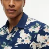 Polo com estampado floral e corte regular Polo com estampado floral e corte regular
