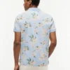 Polo com estampado floral e corte regular Polo com estampado floral e corte regular