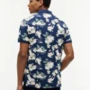 Polo com estampado floral e corte regular Polo com estampado floral e corte regular