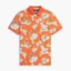 Polo com estampado floral e corte regular Polo com estampado floral e corte regular