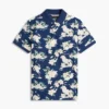 Polo com estampado floral e corte regular Polo com estampado floral e corte regular