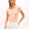 Polo com fecho de correr e corte justo Polo com fecho de correr e corte justo