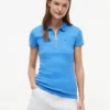 Polo com fecho de correr e corte justo Polo com fecho de correr e corte justo