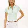 Polo com fecho de correr e corte justo Polo com fecho de correr e corte justo