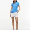 Polo com fecho de correr e corte justo Polo com fecho de correr e corte justo