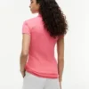 Polo com fecho de correr e corte justo Polo com fecho de correr e corte justo
