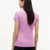 Polo com fecho de correr e corte justo Polo com fecho de correr e corte justo