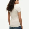 Polo com fecho de correr e corte justo Polo com fecho de correr e corte justo