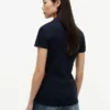 Polo com fecho de correr e corte justo Polo com fecho de correr e corte justo