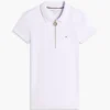 Polo com fecho de correr e corte justo Polo com fecho de correr e corte justo