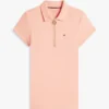 Polo com fecho de correr e corte justo Polo com fecho de correr e corte justo