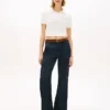 Polo com gola em folha de alface da Tommy Jeans Polo com gola em folha de alface da Tommy Jeans