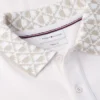 Polo com gola em jacquard de corte regular Polo com gola em jacquard de corte regular