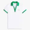 Polo com logótipo bordado em letra cursiva e corte regular Polo com logótipo bordado em letra cursiva e corte regular