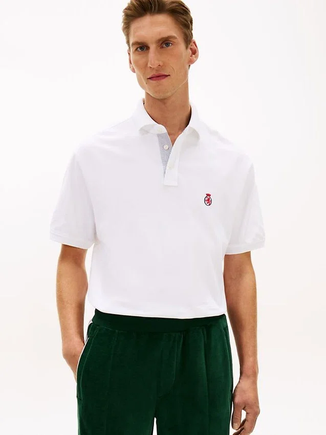 Polo com logótipo Classic Fit Archive Crest Polo com logótipo Classic Fit Archive Crest