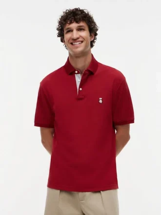 Polo com logótipo Classic Fit Archive Crest