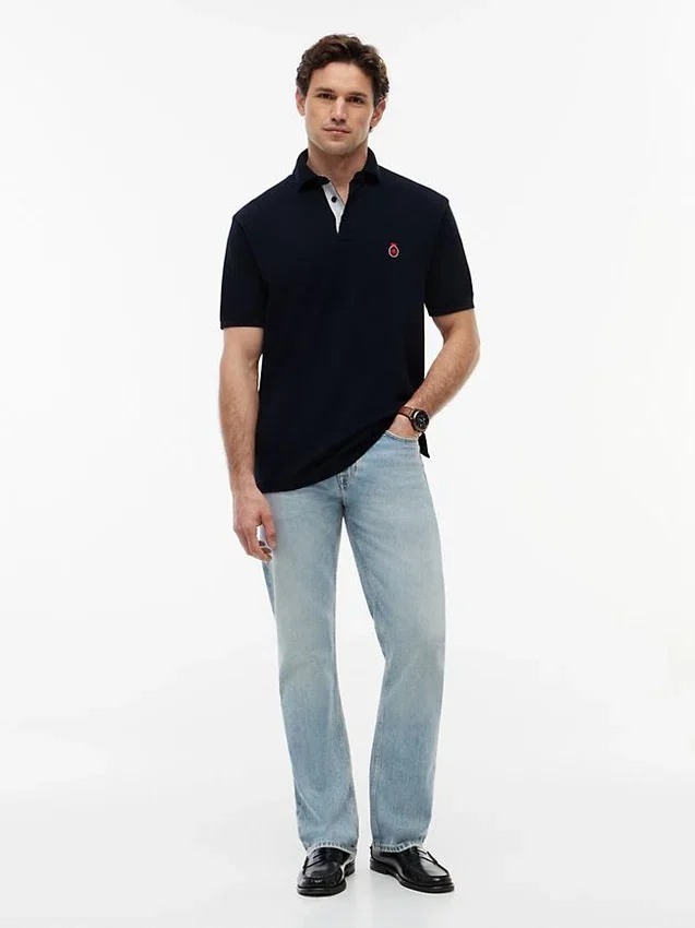 Polo com logótipo Classic Fit Archive Crest Polo com logótipo Classic Fit Archive Crest
