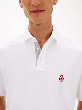 Polo com logótipo Classic Fit Archive Crest