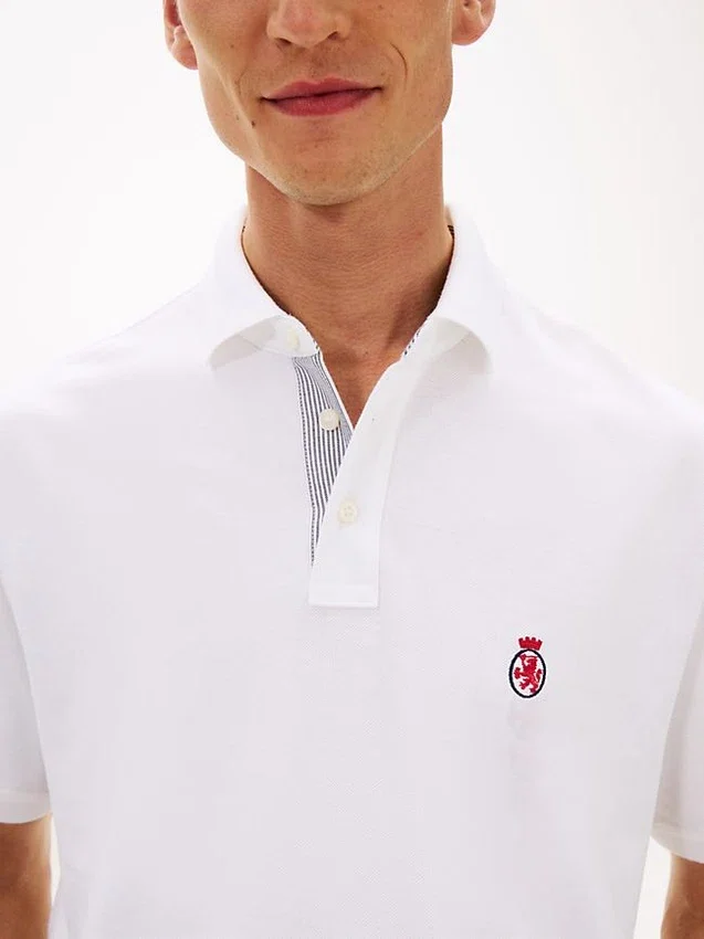 Polo com logótipo Classic Fit Archive Crest Polo com logótipo Classic Fit Archive Crest