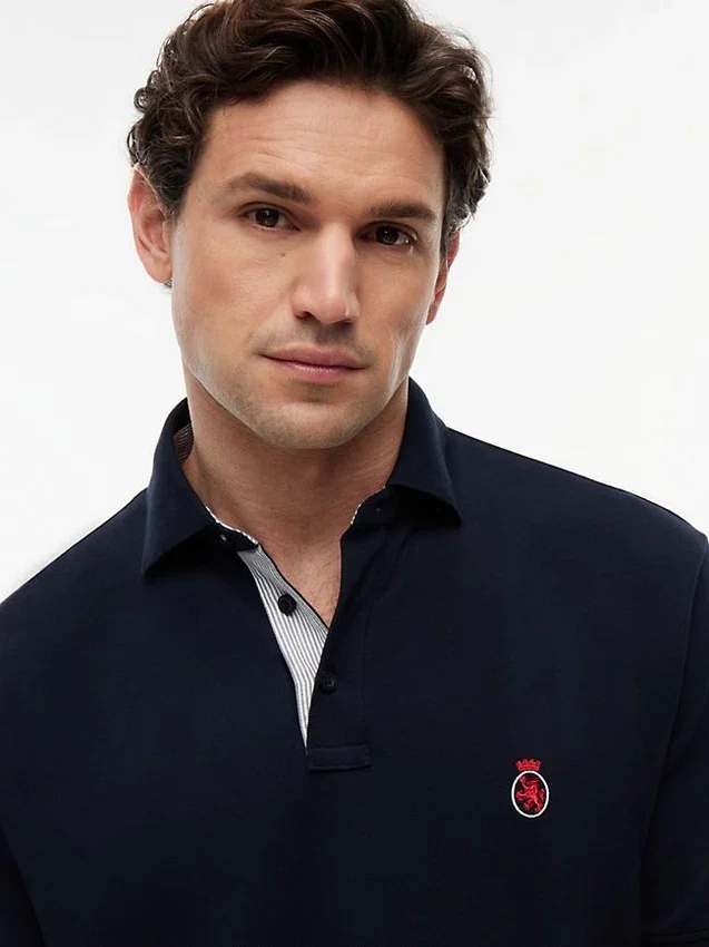 Polo com logótipo Classic Fit Archive Crest Polo com logótipo Classic Fit Archive Crest