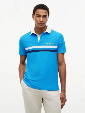 Polo com logótipo Hilfiger de ajuste regular
