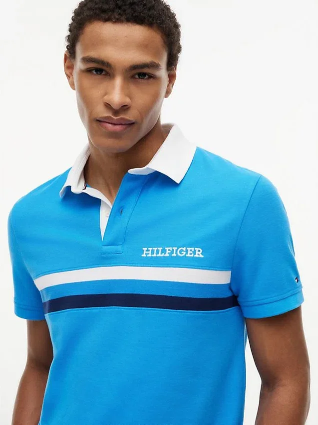 Polo com logótipo Hilfiger de ajuste regular Polo com logótipo Hilfiger de ajuste regular