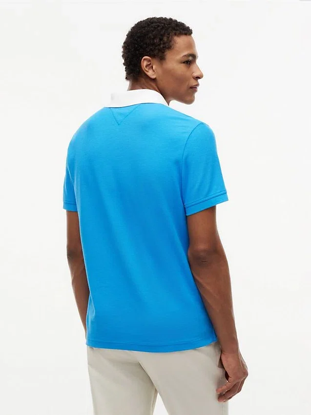 Polo com logótipo Hilfiger de ajuste regular Polo com logótipo Hilfiger de ajuste regular