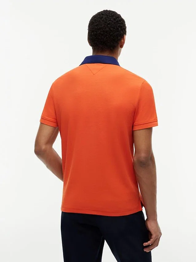 Polo com logótipo Hilfiger de ajuste regular Polo com logótipo Hilfiger de ajuste regular