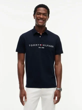 Polo com logótipo Tommy bordado