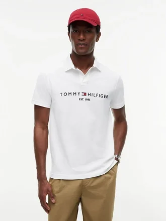 Polo com logótipo Tommy bordado
